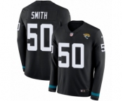 Men's Nike Jacksonville Jaguars #50 Telvin Smith Limited Black Therma Long Sleeve NFL Jersey