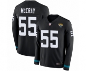 Men's Nike Jacksonville Jaguars #55 Lerentee McCray Limited Black Therma Long Sleeve NFL Jersey
