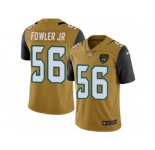 Men's Nike Jacksonville Jaguars #56 Dante Fowler Jr Limited Gold Rush NFL Jersey