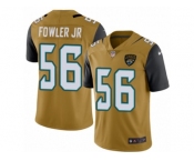 Men's Nike Jacksonville Jaguars #56 Dante Fowler Jr Limited Gold Rush NFL Jersey