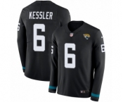 Men's Nike Jacksonville Jaguars #6 Cody Kessler Limited Black Therma Long Sleeve NFL Jersey