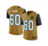 Men's Nike Jacksonville Jaguars #60 A. J. Cann Limited Gold Rush NFL Jersey