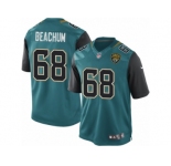 Men's Nike Jacksonville Jaguars #68 Kelvin Beachum Limited Teal Green Team Color NFL Jersey