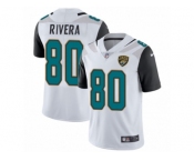 Men's Nike Jacksonville Jaguars #80 Mychal Rivera White Vapor Untouchable Limited Player NFL Jersey