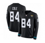 Men's Nike Jacksonville Jaguars #84 Keelan Cole Limited Black Therma Long Sleeve NFL Jersey