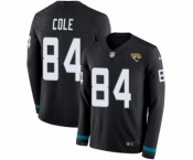 Men's Nike Jacksonville Jaguars #84 Keelan Cole Limited Black Therma Long Sleeve NFL Jersey