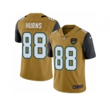 Men's Nike Jacksonville Jaguars #88 Allen Hurns Limited Gold Rush NFL Jersey