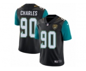 Men's Nike Jacksonville Jaguars #90 Stefan Charles Vapor Untouchable Limited Black Alternate NFL Jersey