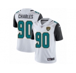 Men's Nike Jacksonville Jaguars #90 Stefan Charles White Vapor Untouchable Limited Player NFL Jersey