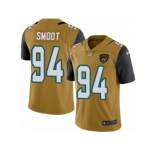 Men's Nike Jacksonville Jaguars #94 Dawuane Smoot Limited Gold Rush NFL Jersey