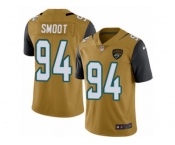 Men's Nike Jacksonville Jaguars #94 Dawuane Smoot Limited Gold Rush NFL Jersey
