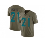 Nike Jacksonville Jaguars #21 A.J. Bouye Olive Men Stitched NFL Limited 2017 Salute To Service Jersey