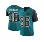 Nike Jacksonville Jaguars #36 Ronnie Harrison Teal Green Team Color Men Stitched NFL Vapor Untouchable Limited Jersey