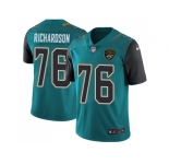 Nike Jacksonville Jaguars #76 Will Richardson Teal Green Team Color Men Stitched NFL Vapor Untouchable Limited Jersey