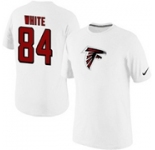 Nike Atlanta Falcons Roddy White Name & Number T-Shirt White