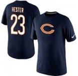 Nike Chicago Bears Devin Hester Pride Name & Number T-Shirt Blue