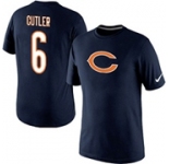 Nike Chicago Bears Jay Cutler Pride Name & Number T-Shirt Blue