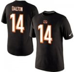 Nike Cincinnati Bengals Andy Dalton Pride Name & Number T-Shirt Black