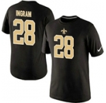 Nike New Orleans Saints 28 Mark Ingram Pride Name & Number T-Shirt