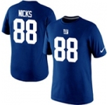 Nike New York Giants Hakeem Nicks Pride Name & Number T-Shirt
