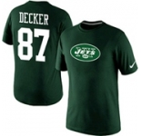 Nike New York Jets Eric Decker Name & Number T-Shirt