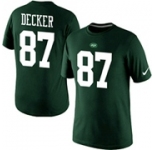 Nike New York Jets Eric Decker Pride Name & Number T-Shirt Green