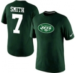 Nike New York Jets Geno Smith Name & Number T-Shirt Green