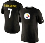 Nike Pittsburgh Steelers Ben Roethlisberger Name & Number T-Shirt Black