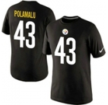 Nike Pittsburgh Steelers Troy Polamalu Pride Name & Number T-Shirt Black