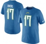 Nike San Diego Chargers Phillip Rivers Pride Name & Number T-Shirt L.Blue