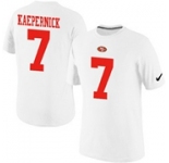 Nike San Francisco 49ers 7 Kaepernick Pride Name & Number T-Shirt White