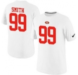 Nike San Francisco 49ers 99 SMITH Pride Name & Number T-Shirt White