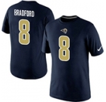 Nike St. Louis Rams Sam Bradford Pride Name & Number T-Shirt Blue