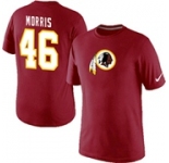 Nike Washington Redskins 46 Alfred Morris Name & Number T-Shirt Red