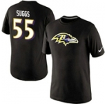Terrell Suggs Baltimore Ravens Nike Player Name & Number T-Shirt Black