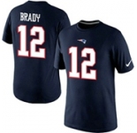 Tom Brady New England Patriots Nike Player Pride Name & Number T-Shirt Blue
