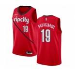 Women's Nike Portland Trail Blazers #19 Georgios Papagiannis Red Swingman Jersey - Earned Edition