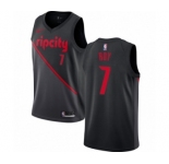 Women's Nike Portland Trail Blazers #7 Brandon Roy Swingman Black NBA Jersey - 2018-19 City Edition
