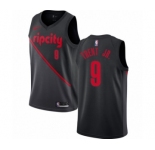 Women's Nike Portland Trail Blazers #9 Gary Trent Jr. Swingman Black NBA Jersey - 2018-19 City Edition