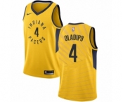 Youth Nike Indiana Pacers #4 Victor Oladipo Authentic Gold NBA Jersey Statement Edition