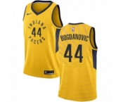Youth Nike Indiana Pacers #44 Bojan Bogdanovic Swingman Gold NBA Jersey Statement Edition