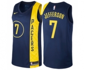Youth Nike Indiana Pacers #7 Al Jefferson Swingman Navy Blue NBA Jersey - City Edition