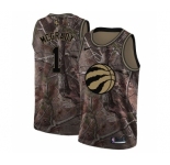 Youth Nike Toronto Raptors #1 Tracy Mcgrady Swingman Camo Realtree Collection NBA Jersey