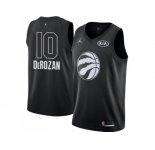Youth Nike Toronto Raptors #10 DeMar DeRozan Black NBA Jordan Swingman 2018 All-Star Game Jersey