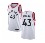 Youth Nike Toronto Raptors #43 Pascal Siakam Swingman White NBA Jersey - Association Edition