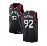 Youth Nike Toronto Raptors #92 Lucas Nogueira Swingman Black Alternate NBA Jersey Statement Edition