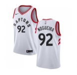 Youth Nike Toronto Raptors #92 Lucas Nogueira Swingman White NBA Jersey - Association Edition