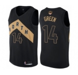 Youth Toronto Raptors #14 Danny Green Swingman Black 2019 Basketball Finals Bound Jersey - City Edition