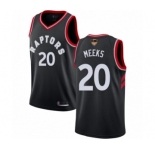 Youth Toronto Raptors #20 Jodie Meeks Swingman Black 2019 Basketball Finals Bound Jersey Statement Edition