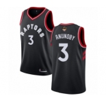 Youth Toronto Raptors #3 OG Anunoby Swingman Black 2019 Basketball Finals Bound Jersey Statement Edition